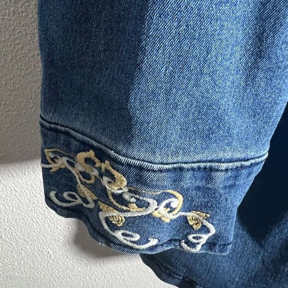 Isabel Hayley embroidered denim jacket - Picture 5 of 6